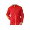 Adidas Originals Trefoil Fb Nations Tt Striped Print Logo Zip-Up Stand Collar Jacket Men Jacket Red HK7407