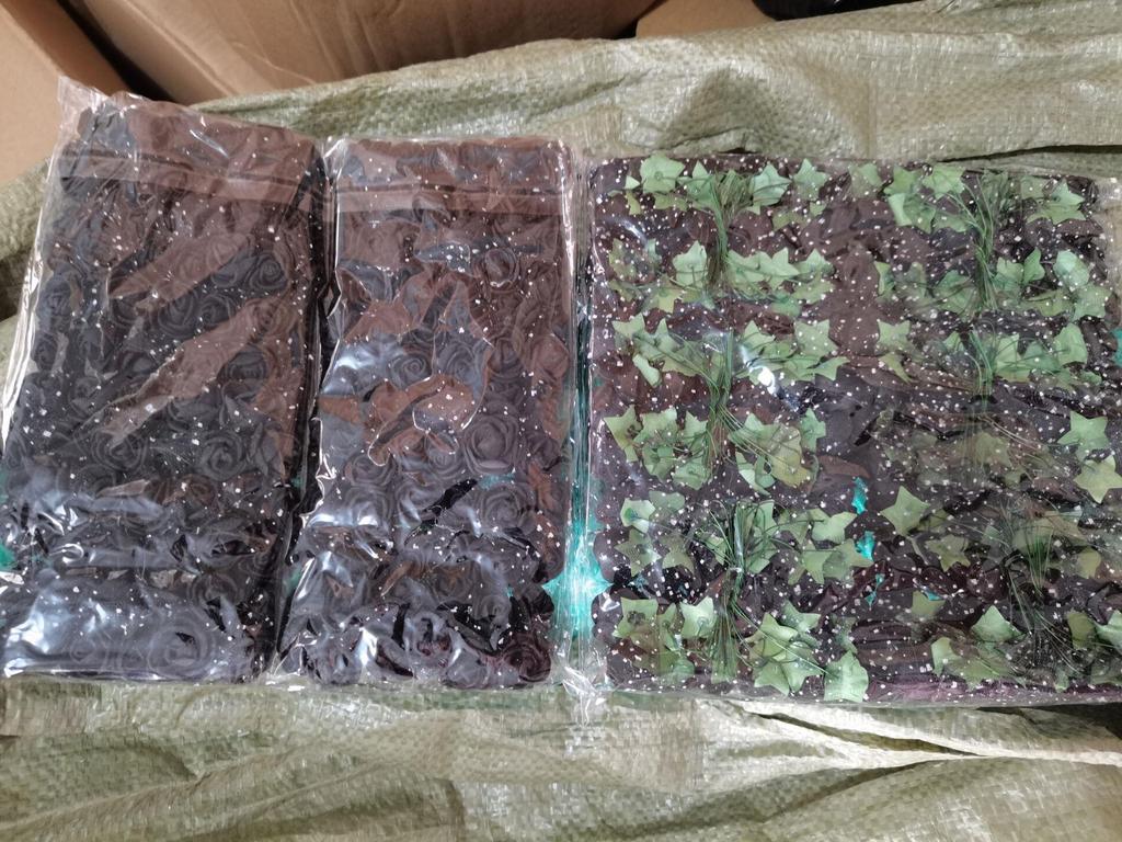 2,5-дюймовая марлевая кружевная роза, пена и сухоцветы для свадебной подарочной коробки, плетеного венка и аксессуаров.