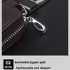 Car Key Bag Zipper Key Storage Protection Storage Bag For Mitsubishi Outlander Lancer ASX Pajero Delica EVO Triton Mirage Parts