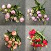 Camellia Faux Floral Arrangement Decor Silk Flowers Weddings Props Photography