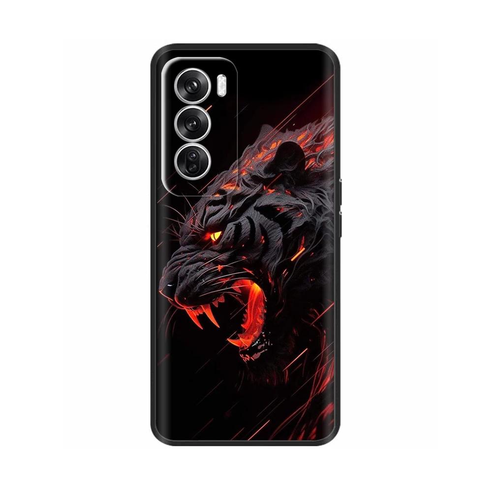 Силиконовый чехол для OPPO Reno 12 Чехлы для телефона Милый кот Обложка Reno12 5G Мягкая жидкая силиконовая задняя крышка для OPPO Reno 12 Pro 5G