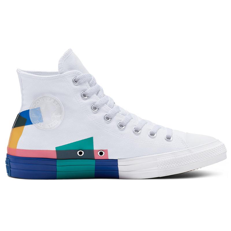 Converse Chuck Taylor All Star Space Racer Deconstructed Graffiti High Top Canvas Shoes Unisex Colour