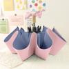 Women's Dual-Use UV-Blocking Ice Cream Color Sun & Rain Umbrella