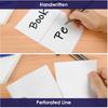 L LIKED 4"x6" Blank Removable Labels for Storage B, No Residue Handwritten Stickers for Boxes and Cases (150 Labels)