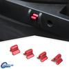 4 шт. Красный Комплект Накладок на Кнопки Стеклоподъемника Для Jeep Wrangler JK 07-11