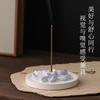 Lotus Flower Plaster Incense Holder Zen Table Decor Minimalist Meditation Altar Accessory Spiritual Housewarming Gift