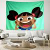 Yakka Dee Print Tapestry, Backdrop, Easy Setup, Ideal for Bedroom, Office & Living Room, with Aesthetic Wall Hanging Decor.