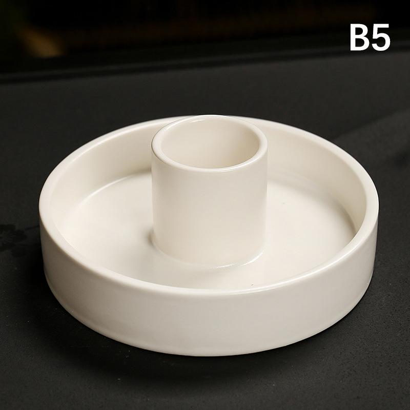 Ceramic Palo Santo Holder Incense Burner For Stick Sage Holder Incense Holder Ash Catcher Tray For Meditation Yoga Room