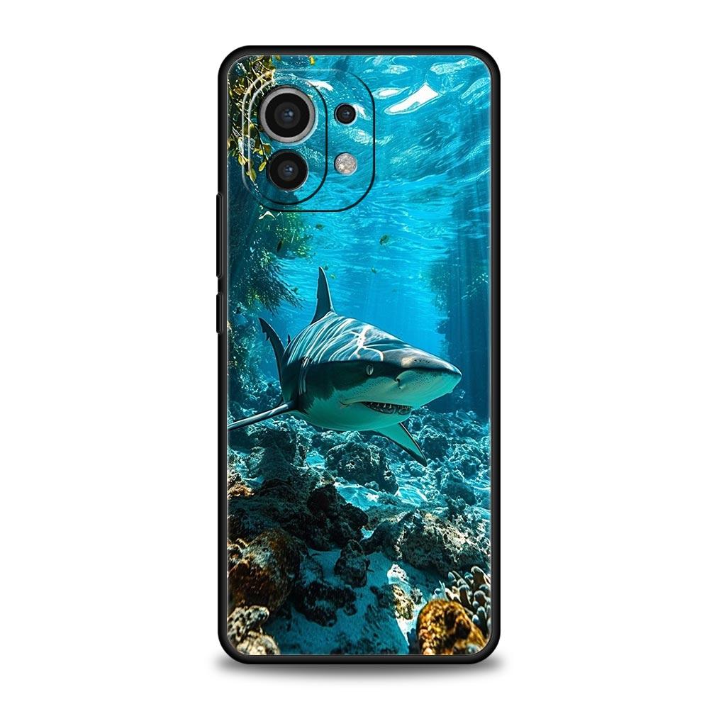Чехол для телефона для Xiaomi Mi 15 14 13 12 11 Lite 14T 13T 12T 11T Pro Poco X7 X6 X5 X3 Pro F6 F5 F4 Покрытие Дайвинг