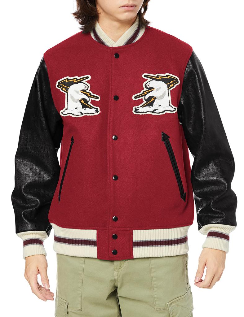 HOUSTON Military MELTON AWARD JACKET Maroon 2XL (ALASKA)