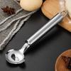 Stainless Steel Cactus Peeler Spoon Shaped Nopales Peeler Ergonomic Handle Noodle Cutter Pie Crust Slicer Versatile Kitchen