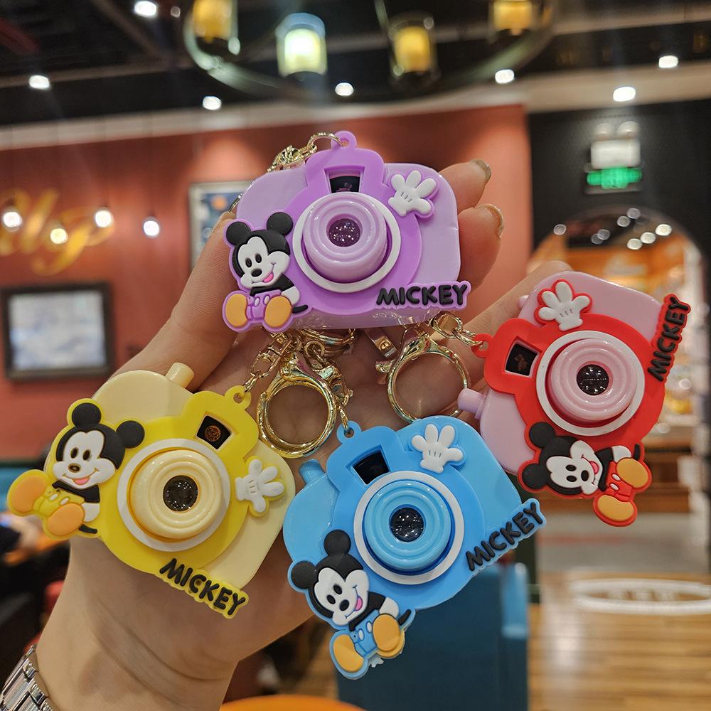 Милая мини-проекционная камера, мультяшный светящийся проекционный свет, женская сумка, брелок-подвеска