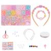LWMINGALG Bead Craft Kids Approximately 500 24 Luxury String Pretend DIY Storage Case Included Set, Kit, Children's Bracelet, Jewelry, Pieces, Types,