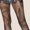 Sexy Women's Leopard Print Mesh Fishnet Net Pantyhose Stockings Party Tights Socks Stockings Lolita JK G Tights Gothic Clothes
