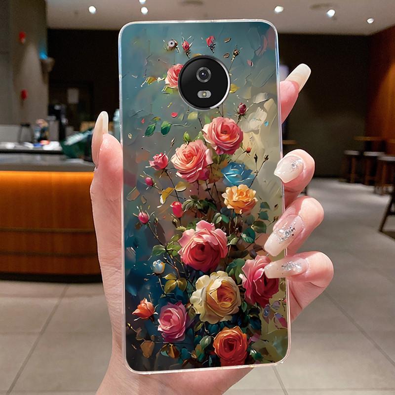 For Motorola Moto G5 Plus Case Clear Luxury Fashion Butterfly Flower Soft TPU Silicone Phone Cover for Motorola G5 Plus G5+ Case