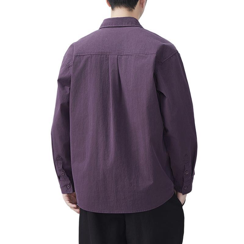 Новая весенняя японская ретро мужская свободная рубашка в стиле горного аутдора, повседневная американская