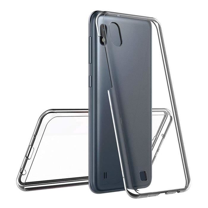 Coque Silicone 360° - VCOMP - Samsung Galaxy A10 6.2" SM-A105F - Transparent - Protection intégrale - Souple