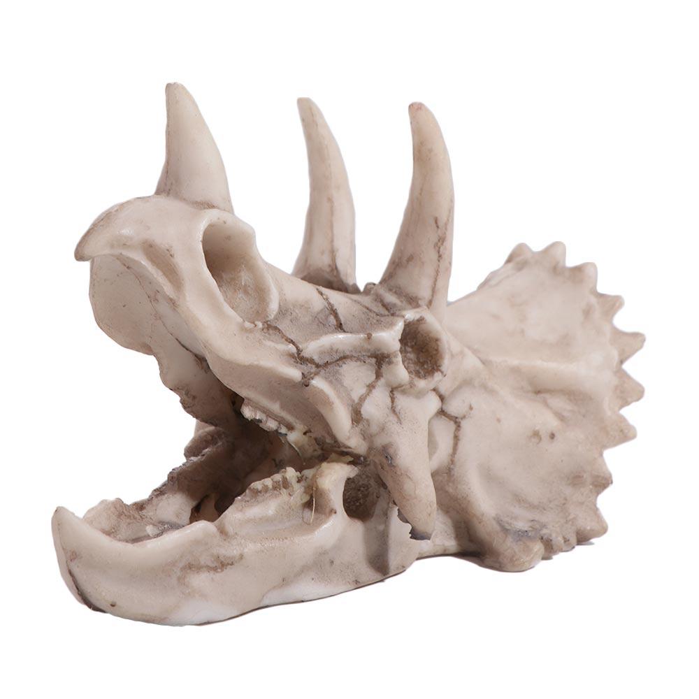 Resin Simulated Dinosaur Skull Decorative Animals Skull Decoration Fish Hiding House  Fish Tank