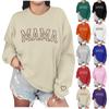 Ladys Sweatshirts Women Love Heart Print Graphic Festival T Shirts Casual Long Sleeve Pullover Tops