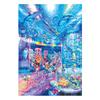 Tenyo In 500 Piece Stained Art Gyutto Series Jigsaw Puzzle Disney Night Aquarium X Service Card Included [Made Japan] (25 36cm) DSG-500-636
