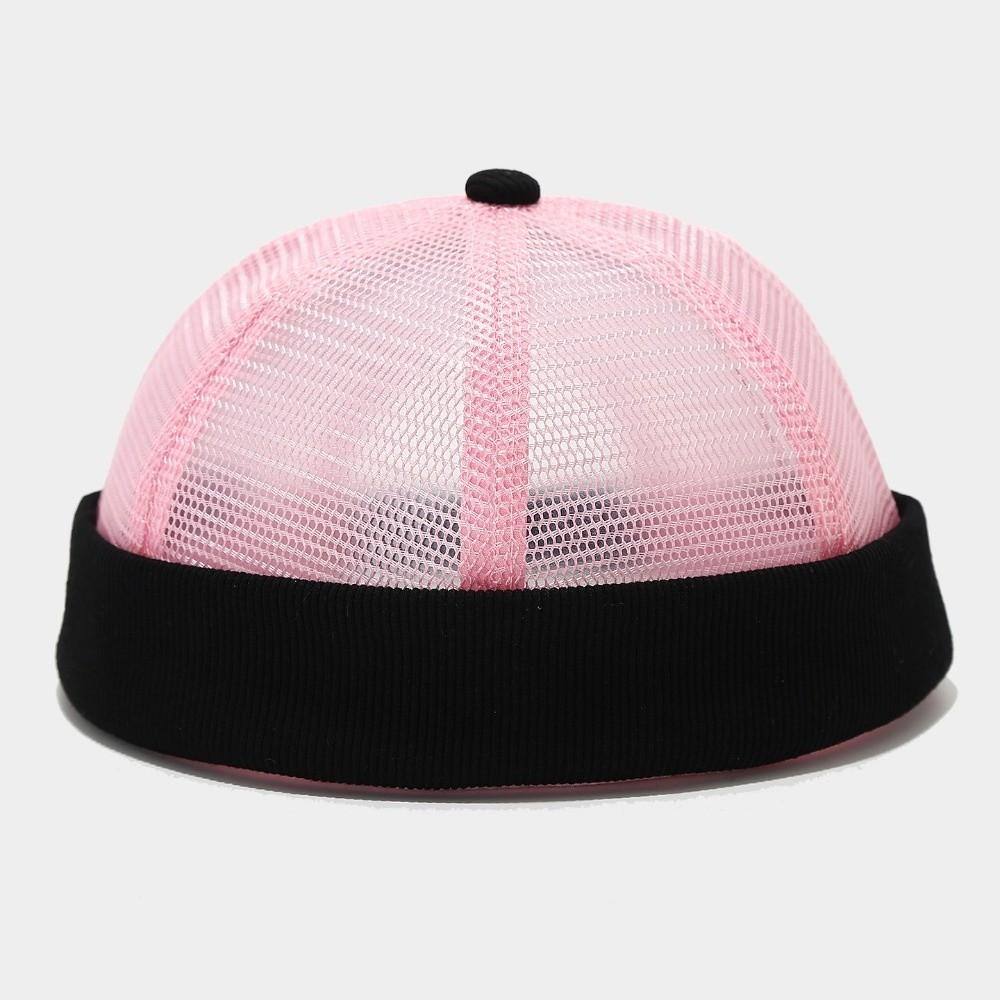 Brimless Mesh Brimless Skullcap Mesh Sailor Cap Classic Breathable Beanie Hat Summer Season