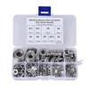 580PCS Stainless Steel Flat Washer Assortment Set M2 M2.5 M3 M4 M5 M6 M8 M10 M12