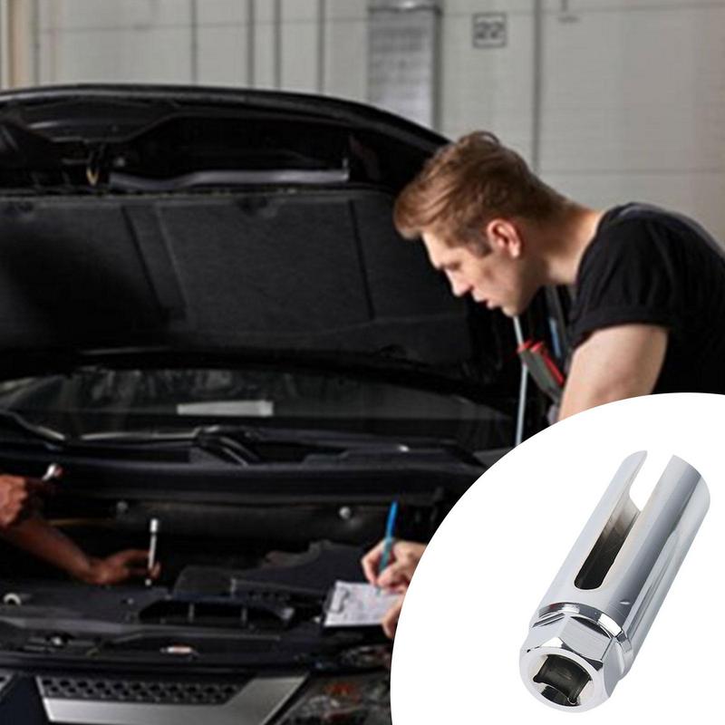 Ключ для датчика кислорода 22 мм, инструмент для снятия автомобильного датчика для ремонта автомобиля, для 1/2-дюймового привода, храпового механизма или рычага выключателя, автомобильные аксессуары