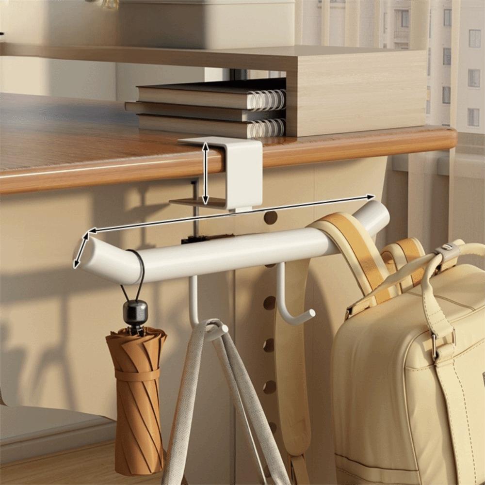 Adjustable Backpack Holder Carbon Steel Multipurpose Hook New Desk Hook Office Supplies