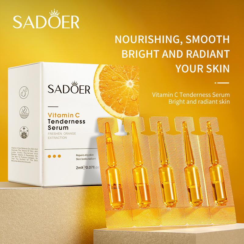 Сыворотка для ухода за кожей с витамином С SADOER Увлажняющая Гидратирующая Увлажняющая