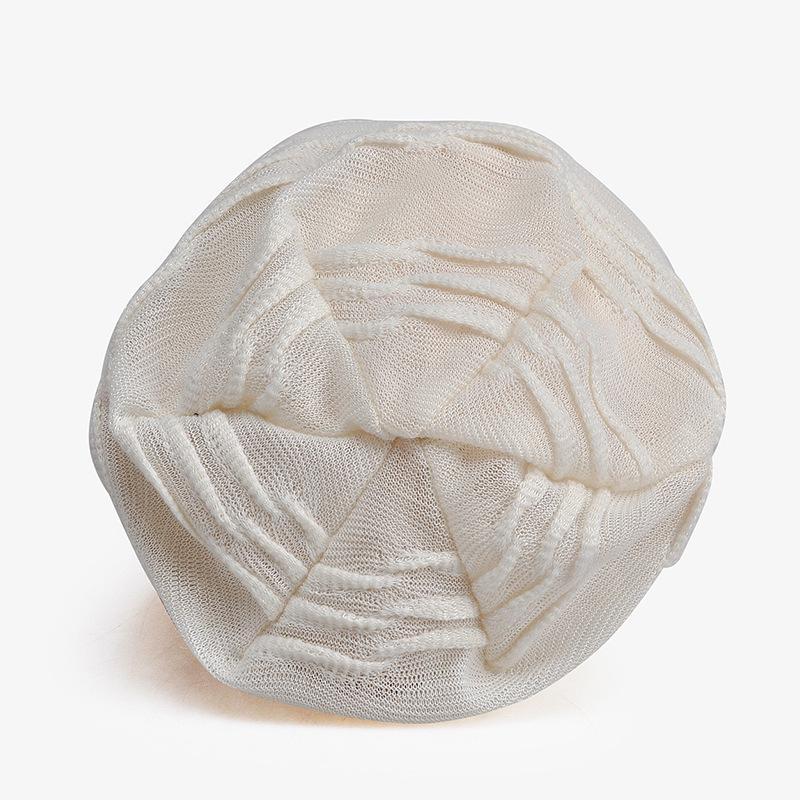 Women's Breathable Thin Cotton Pullover Hat - Spring/Summer Headscarf, Confinement, Sleep, and Outdoor Leisure Cap.