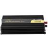 Инвертор чистой синусоиды 2500 Вт, Автомобильный инвертор DC 12V AC 230V, Порт USB, ЖК-дисплей, Пульт дистанционного управления, Защитные функции, Преобразователь мощности