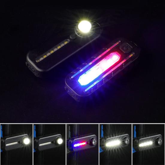 Bicycle Taillight Rear Bike Light Super Bright High Lumens Mini Size Ultralight Battery-Powered Bicycle Tail Light LED Bike Light