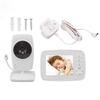 3.2in Baby Monitor Double Zoom Temperature Monitoring Night View Voice Intercom TFT Screen Video