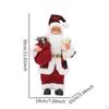 Рождественская стоящая Санта 12'' коллекционная фигурка украшение статуэтка милая для