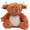 Mumbles Zippie Highland Cow Plush Toy