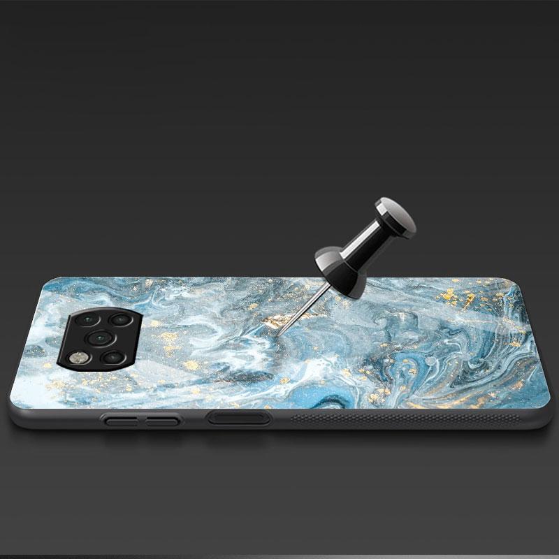 Роскошный стеклянный чехол с мраморным узором для Xiaomi Poco X3 NFC 11 Lite 11T F3 M3 для Redmi Note 11 10 9 8 Pro 10S 9S 9A 9C чехол для телефона