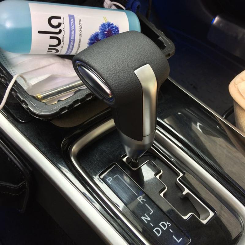 Ручка переключения передач для Mitsubishi OUTLANDER ASX EX l200 2022, автомобильная автоматическая кожаная ручка переключения передач, рычаг переключения передач, головка коробки передач