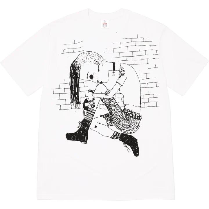 Supreme Y's by Yohji Yamamoto Футболка Thinker Белая