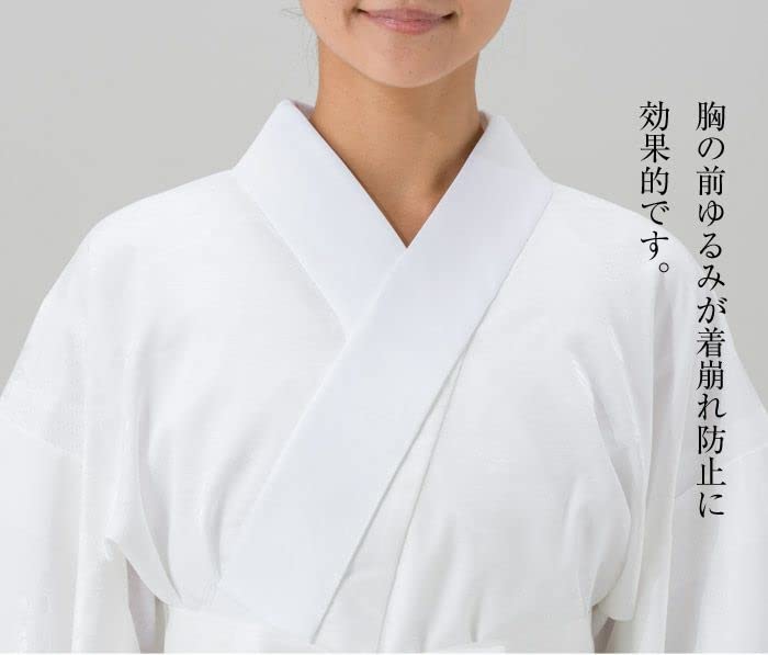 Yumeginu Sotake Nagatsu Toray Silk For Half Without Ground [Sanbi] Нижнее белье, Внешний вид, Стирать, Сшитый на заказ, Лето, Шелк, Без рукавов, Воротник, Одежда,