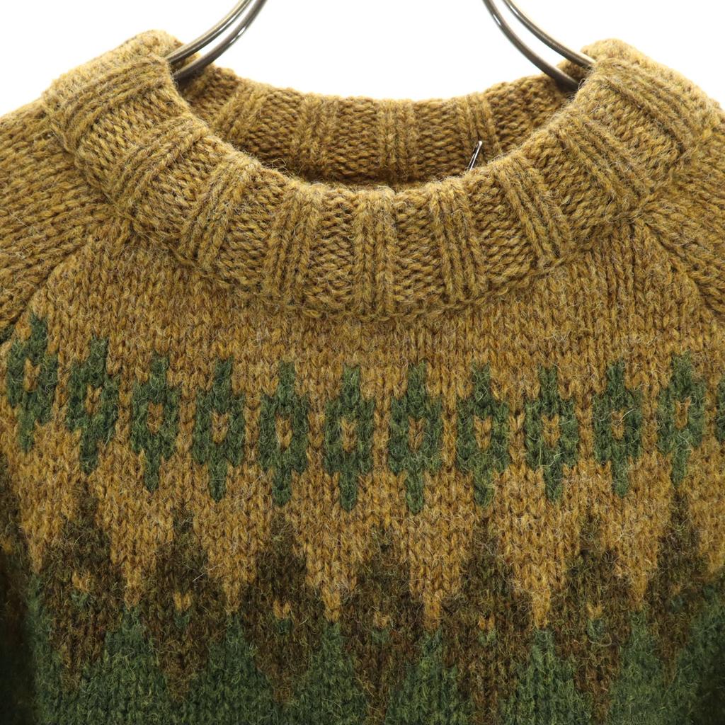 Unused KAPITAL Made In Japan Long Sleeve 3G Cutout Raglan Sweater 3 Knit Women Used