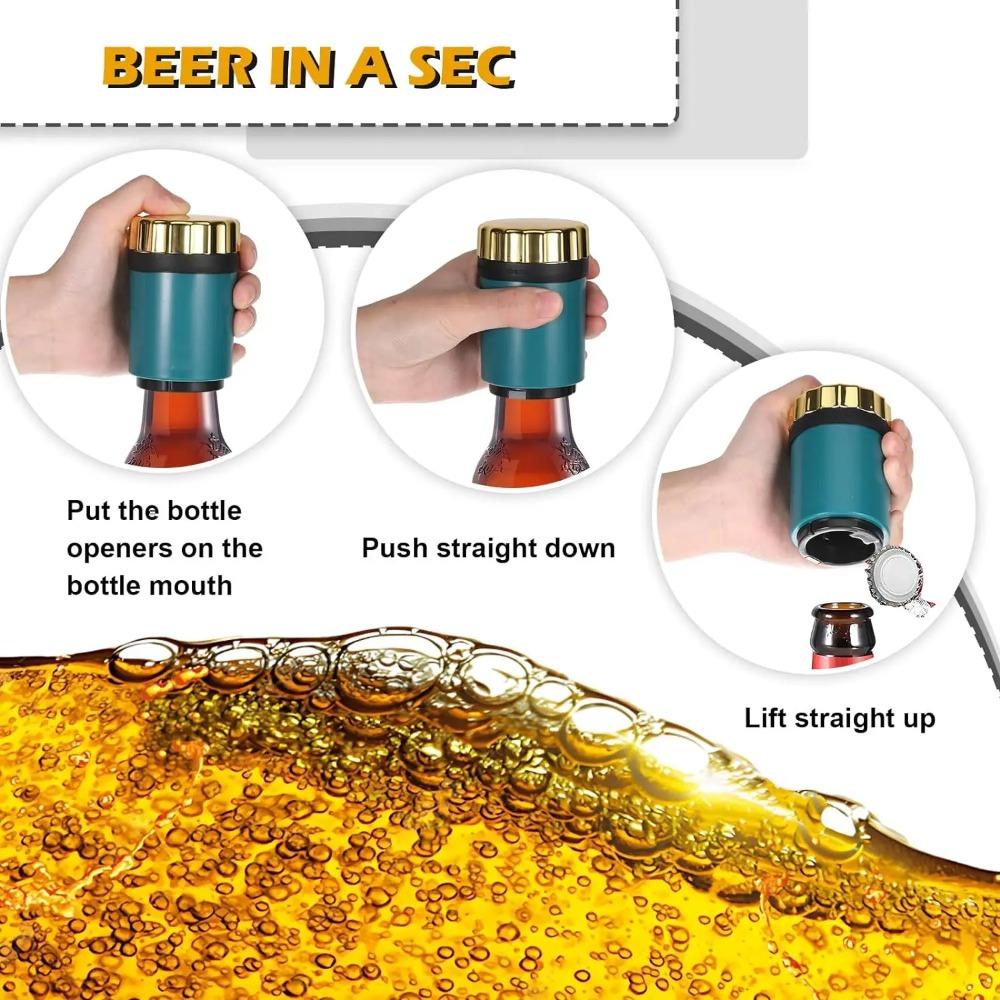 Автоматическая открывалка для пивных бутылок Магнитная открывалка для пива Открывалка для вина Пива и газировки Кухонные принадлежности для бара