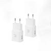 Android Charger 2-pack 15 W USB Adaptive Fast Charging Block for Samsung Galaxy S22/S21/S20/S20+/S10/S9 /Edge/Active/Note 9/10