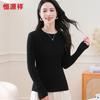 Hengyuanxiang Women's 100% Wool Round Neck Sweater
