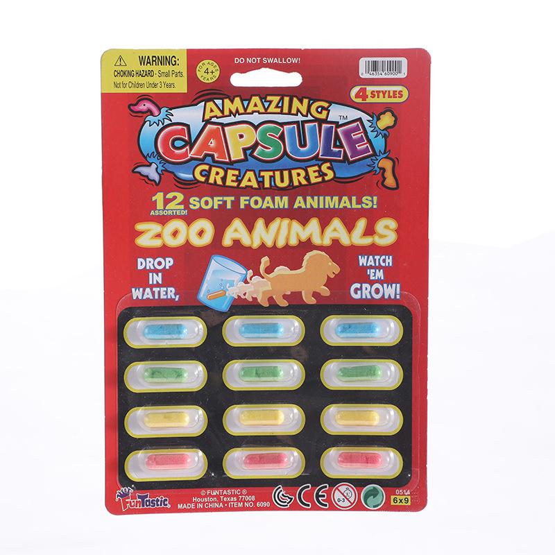 Bubble Swelling Capsules Bath Plaything Absorbent Sponge That Grow Larger When Exposed To Water Small Animal Children'S Cognitive Toys