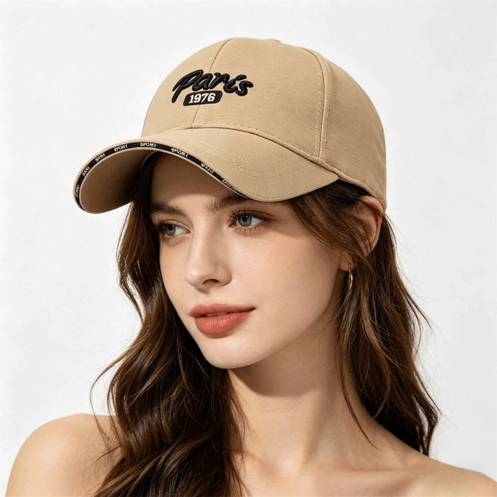 Adjustable Embroidery Baseball Caps Breathable Sunscreen Hats Cotton Baseball Hats Men Women