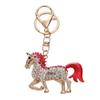 Creative 2026 Year Of The Horse Design Keychain  Keyring Key Chain Accessoreis Female Car Bag Key Holder  Year Gift