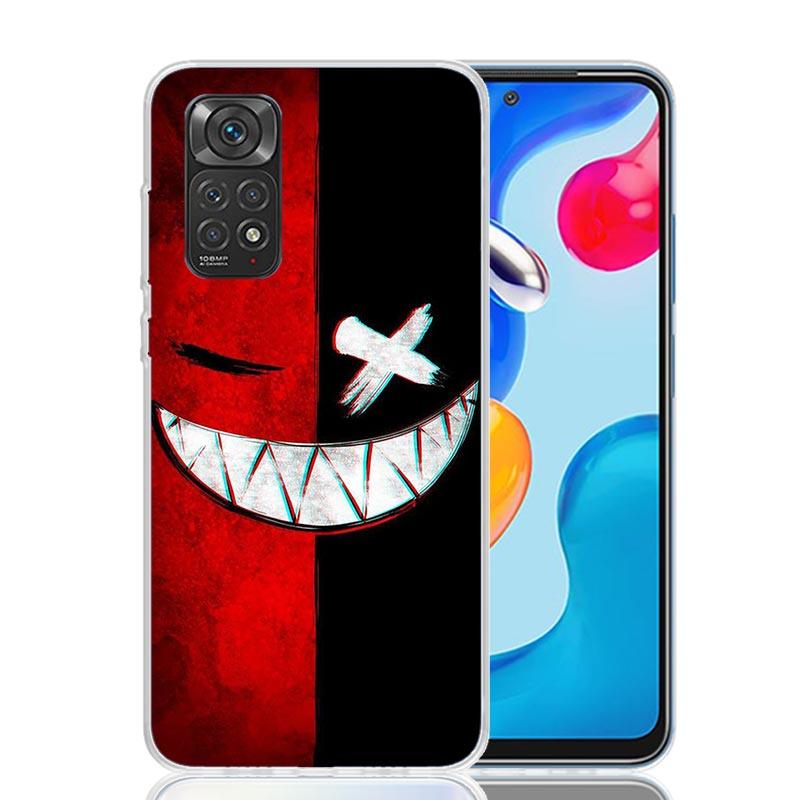Чехол для телефона Аниме Дьявол Плохой Парень Для Xiaomi Redmi Note 15 14 13 12S 12 Pro Plus 11S 11E 11 11T 10S 10 Искусство Мягкий Чехол с Рисунком Redmi