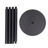 Camping Lantern Stand Collapsible 4 Sections Camping Lamp Pole with Base Aluminum Alloy Light