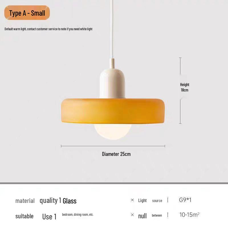 Винтажный подвесной светильник из зеленого стекла в стиле Мемфис - Современная прикроватная люстра в стиле Баухаус