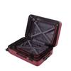 Set of 3 Rigid Suitcases (L-76cm) (M-66cm) (S-56cm) TRN DARK RED